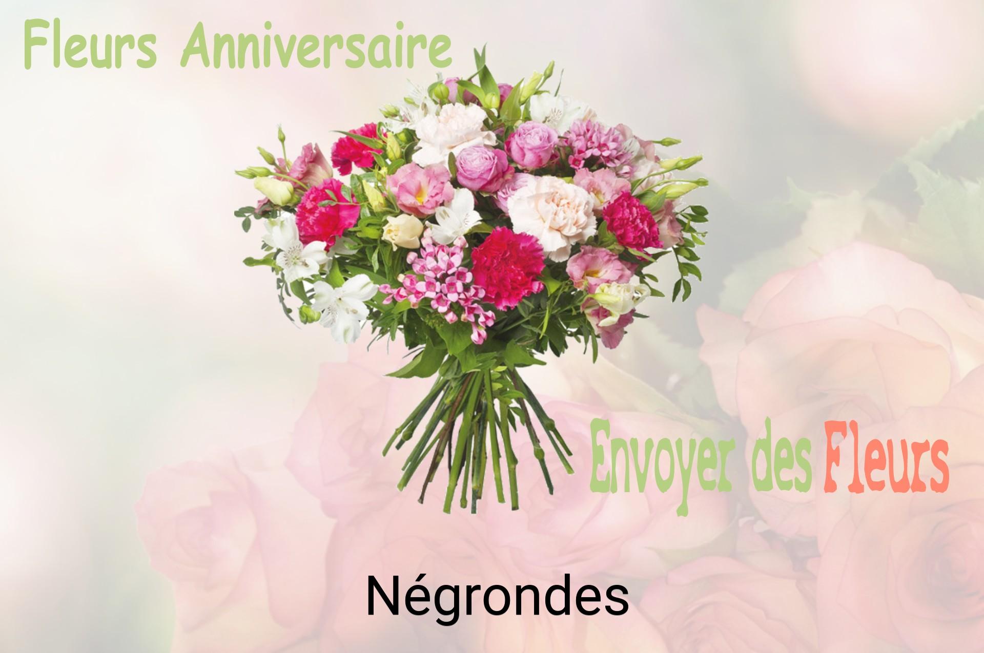 Bouquet de fleurs d’anniversaire livré à Négrondes